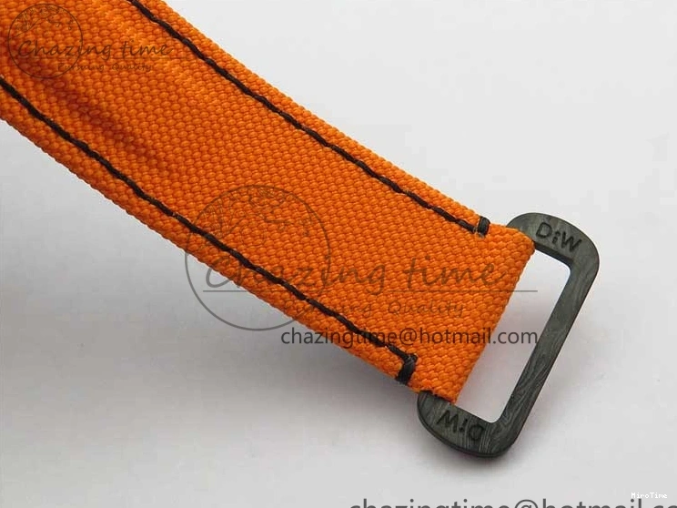 MiroTime 0122 Daytona DIW Carbon Noob 1:1 Best Edition Black Orange Dial on Orange Nylon Strap SA TopPick 2586